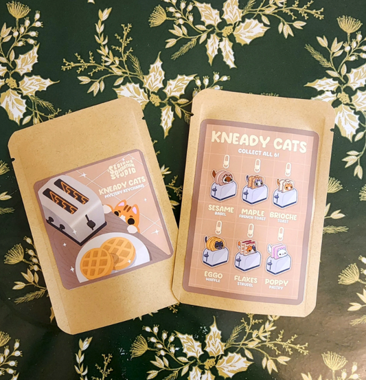 Kneady Cat Mystery Keychains