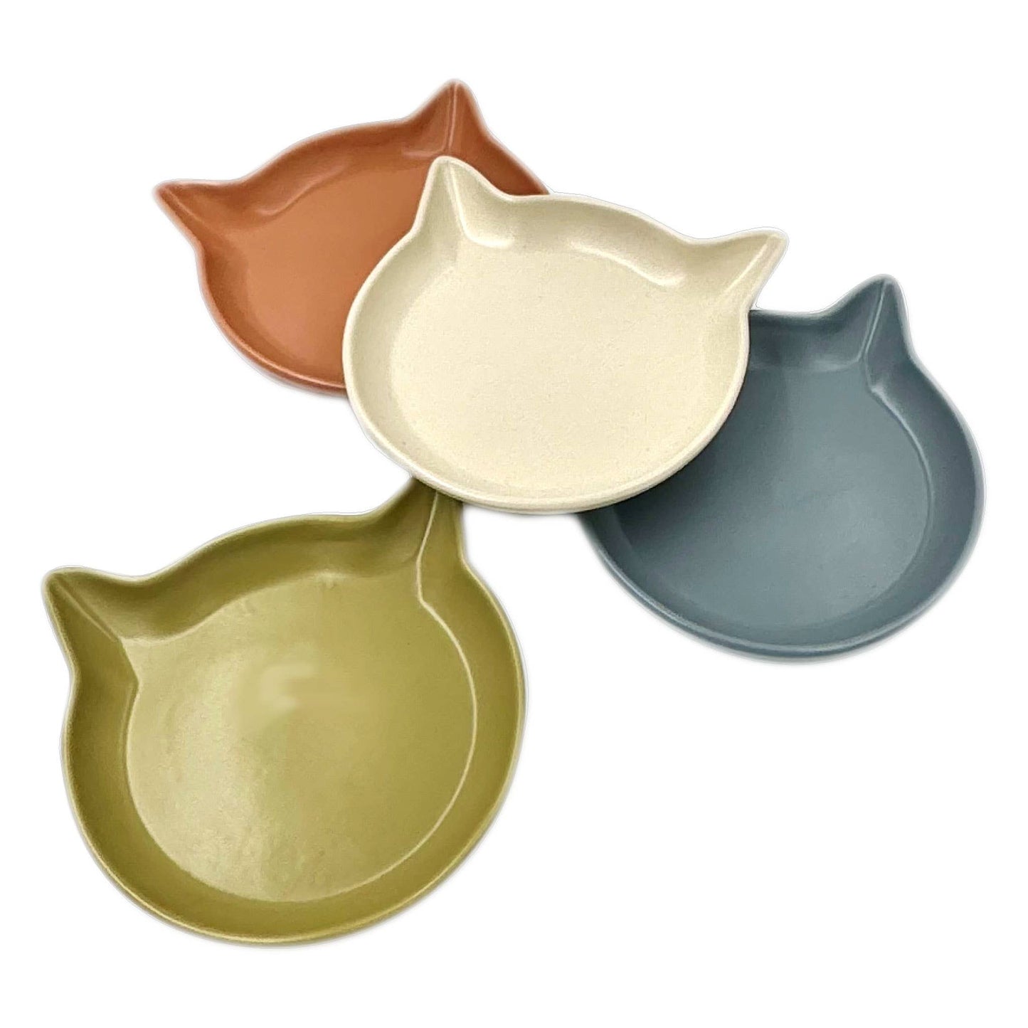 Mini Pet Food Dish or Coaster | Cat Head
