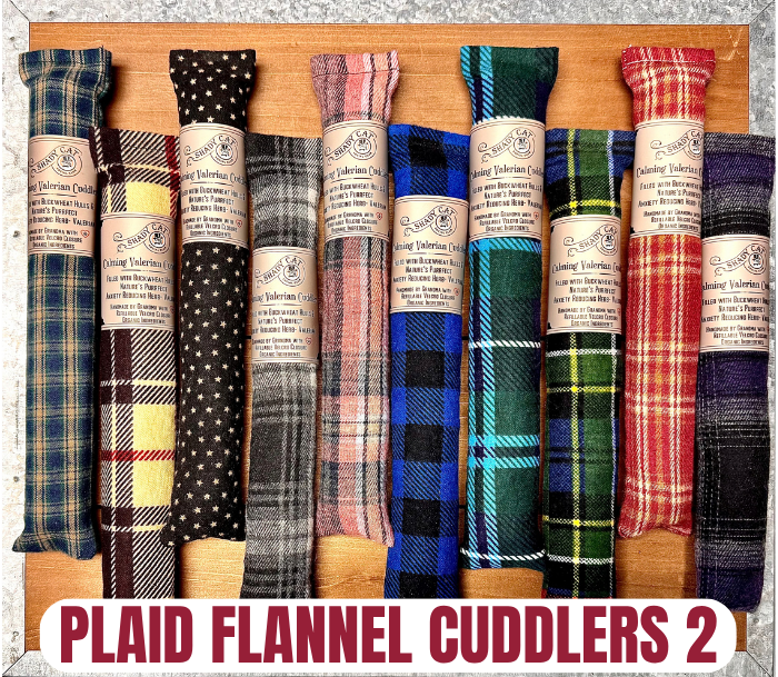 Calming Valerian Cuddler Cat Toy | HOLIDAY PRINTS