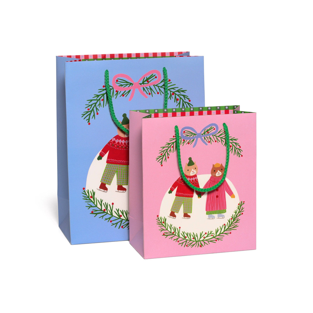 Skating Cats gift bags: Large