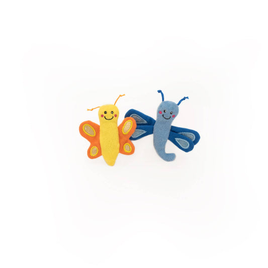 ZippyClaws® 2-Pack - Butterfly and DragonFly - Cat Toy