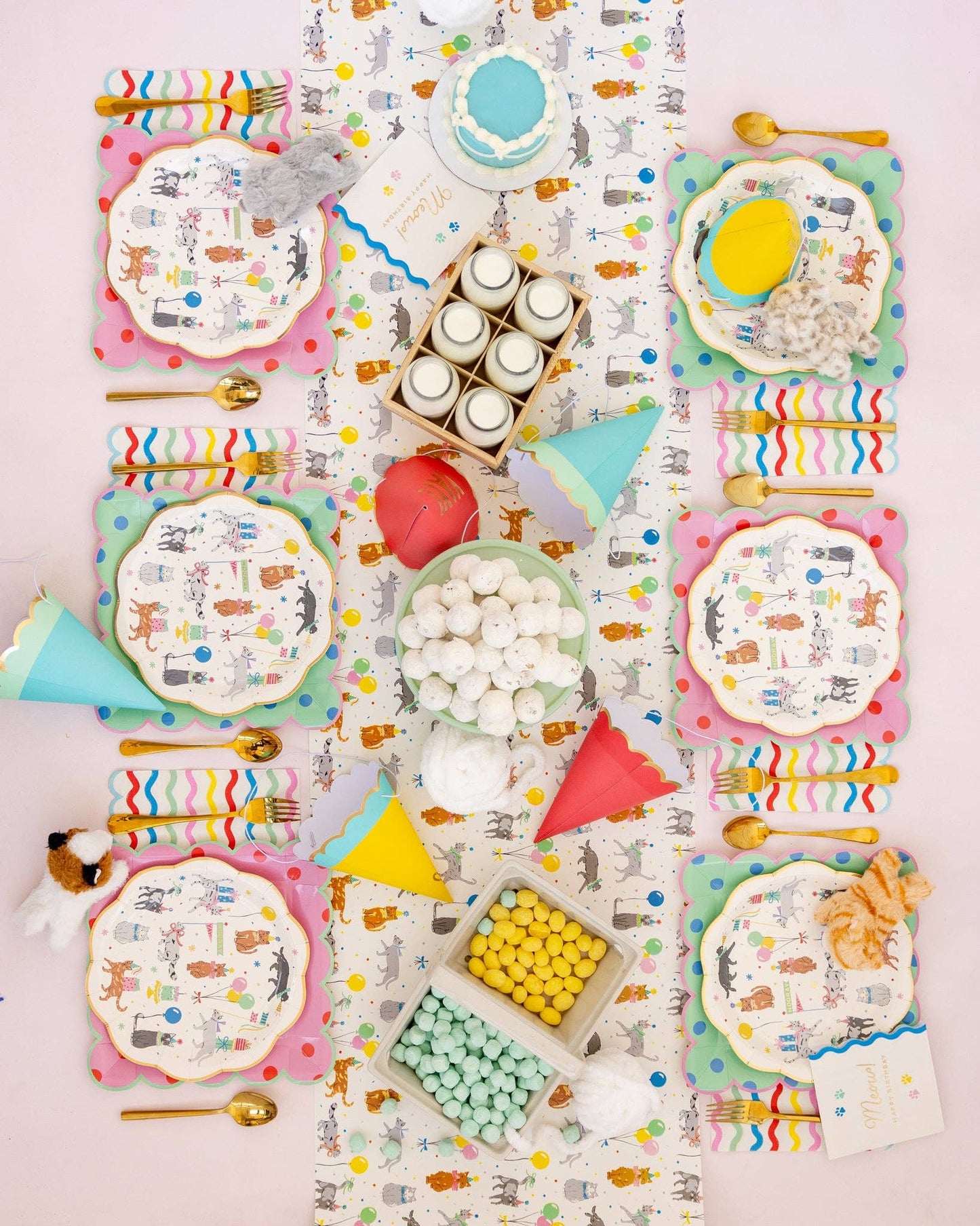 Cat Party Table Runner