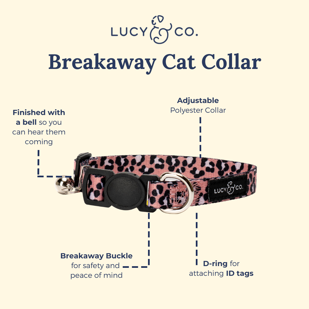 Wild Side Breakaway Cat Collar: L 8.5”-12”