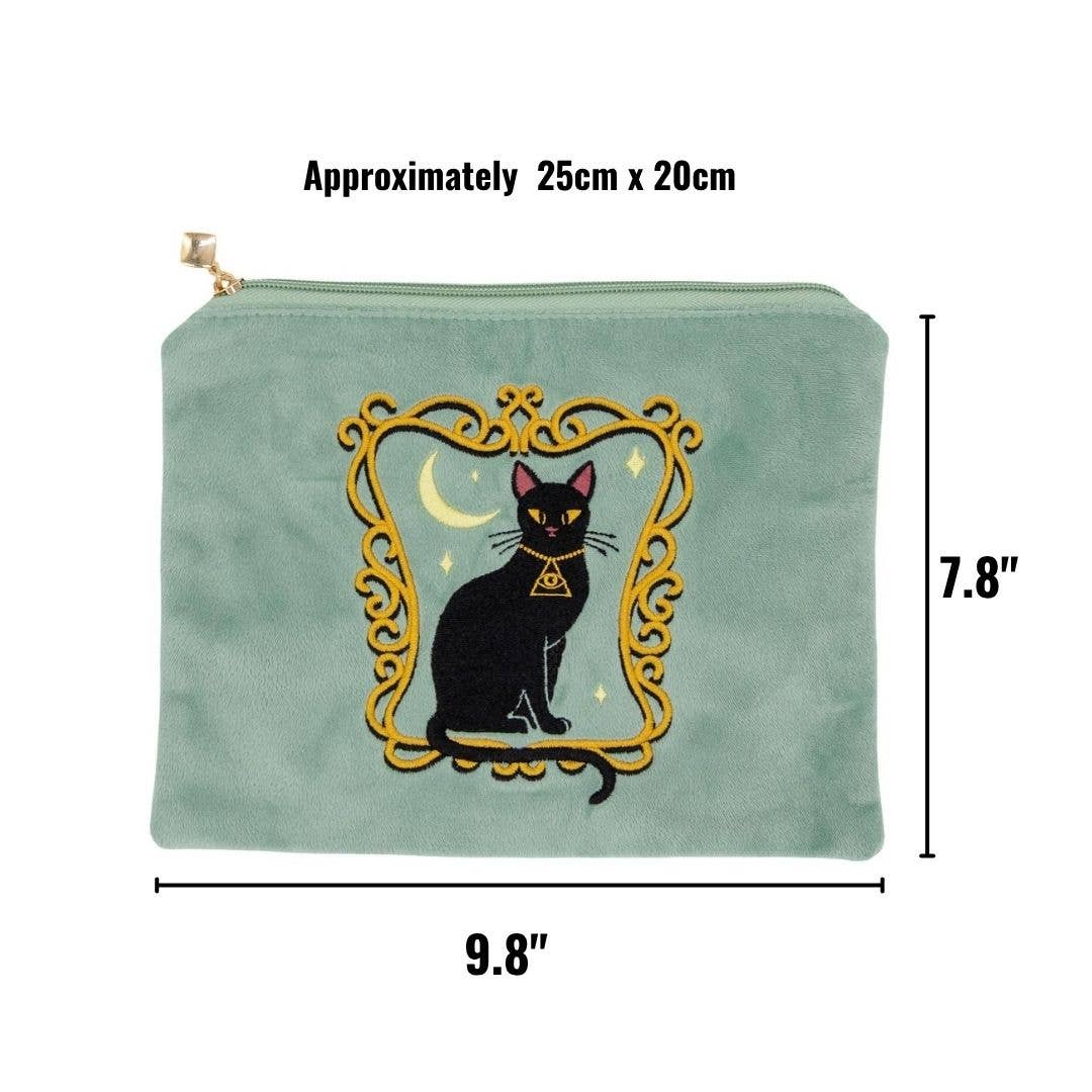 Duchess Shadowfloof's Mew World Order Velvet Cosmetics Bag