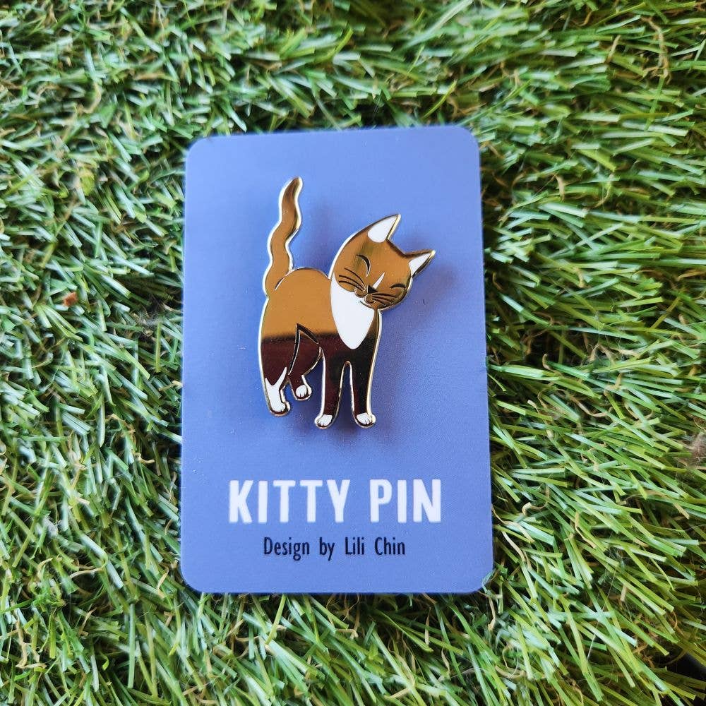 "Friendly Tail"  KITTY PIN