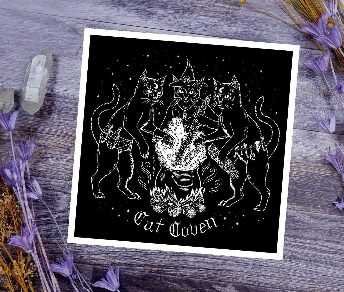 Cat Coven - Art Print