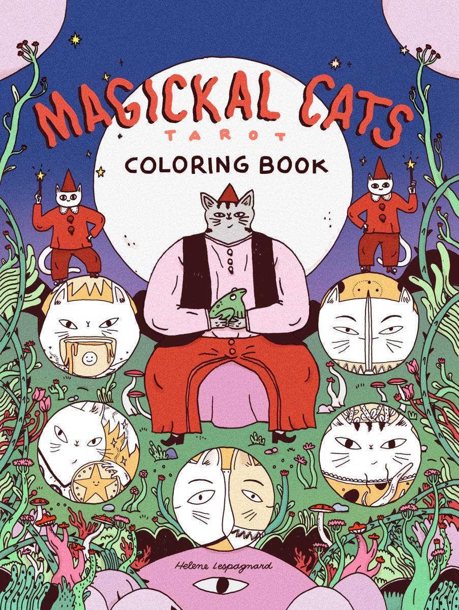Magickal Cats Tarot Coloring Book