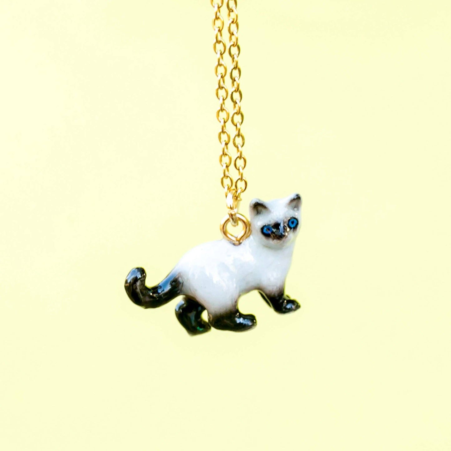 Siamese Cat Necklace