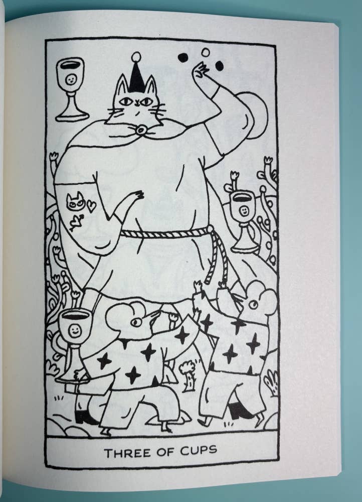 Magickal Cats Tarot Coloring Book