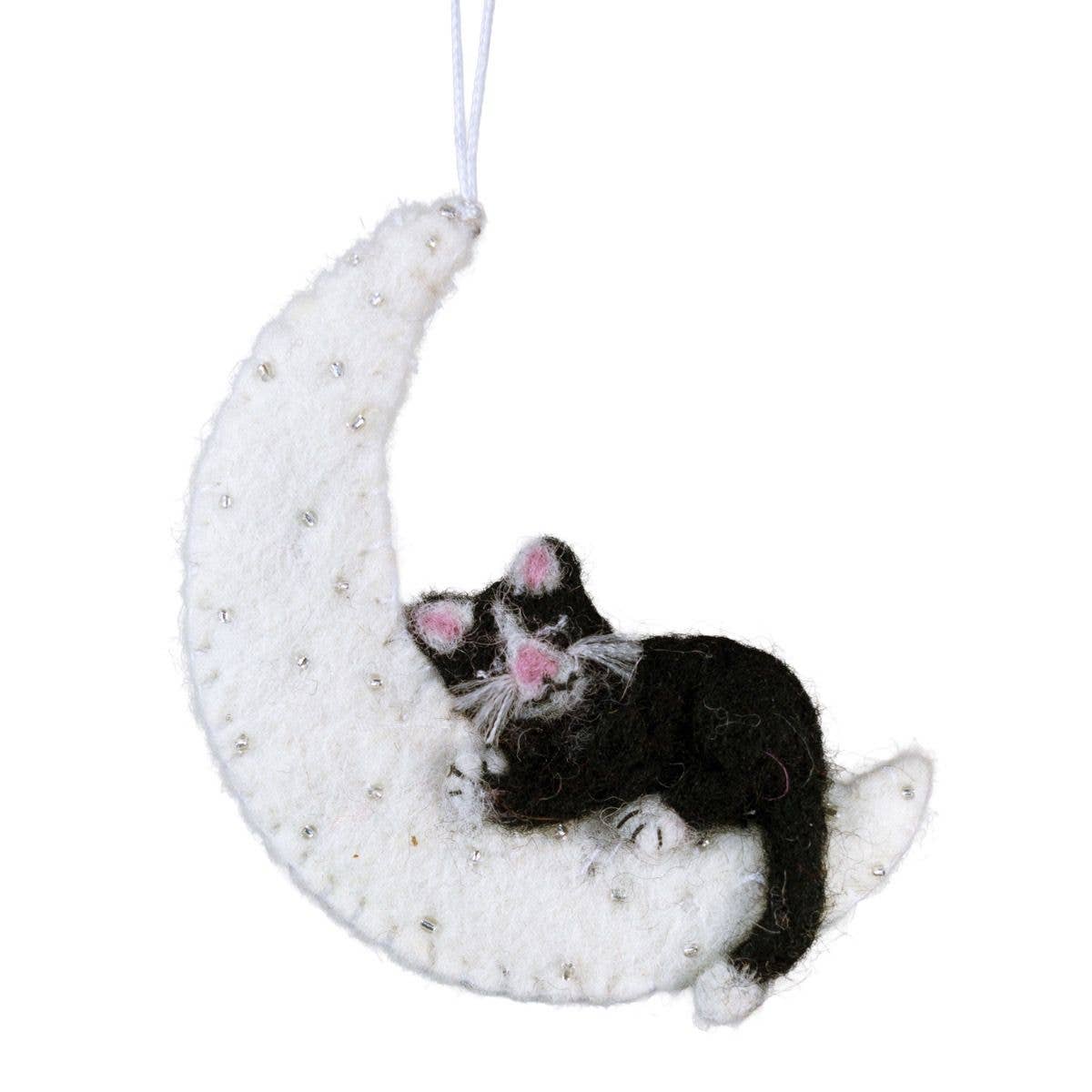 Kitty Moon Ornament