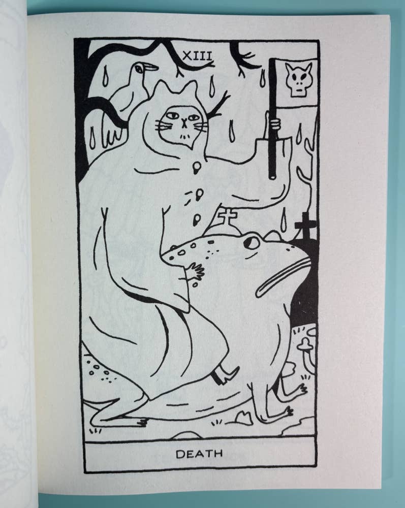 Magickal Cats Tarot Coloring Book