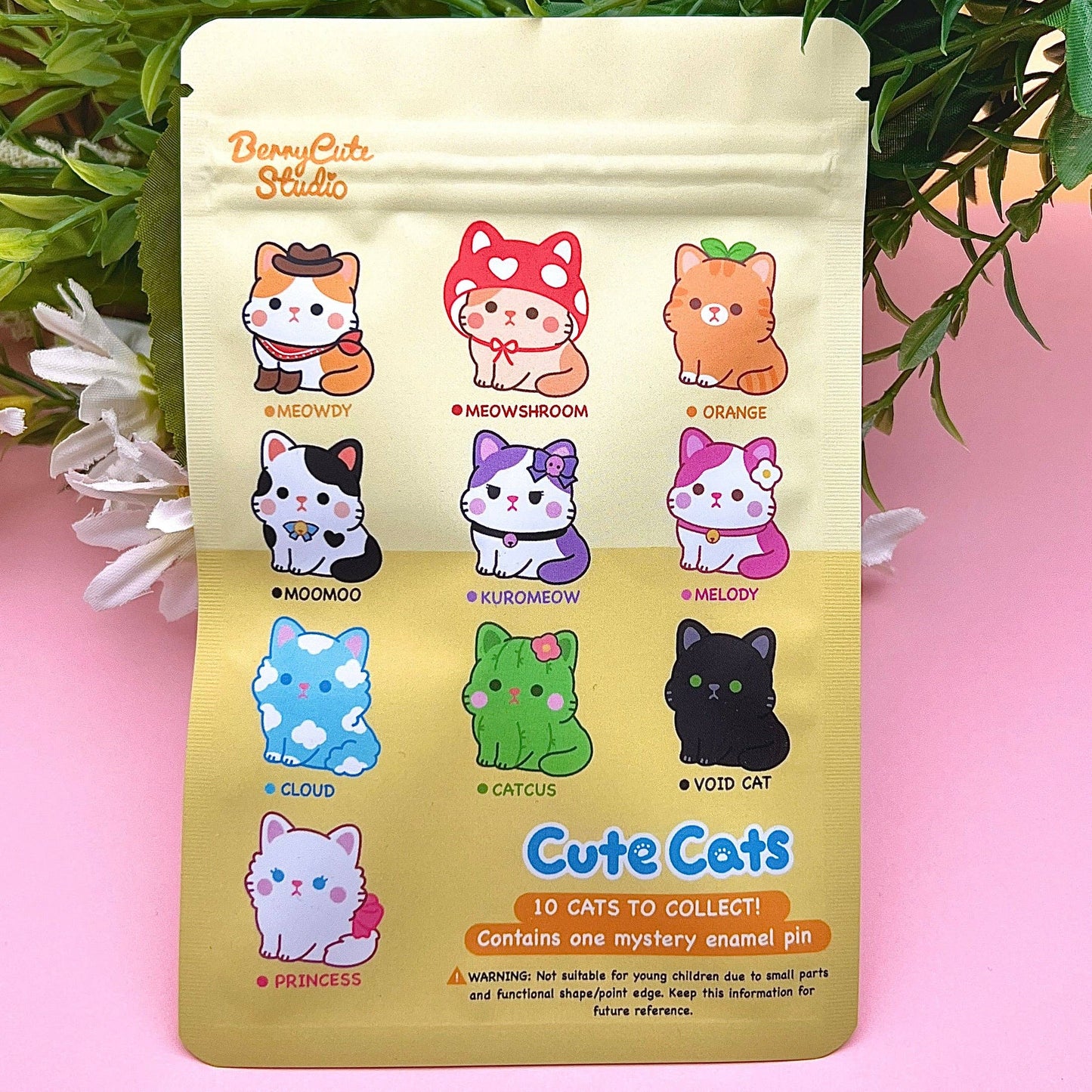 Cat Enamel Pin Mystery Bag Series 1