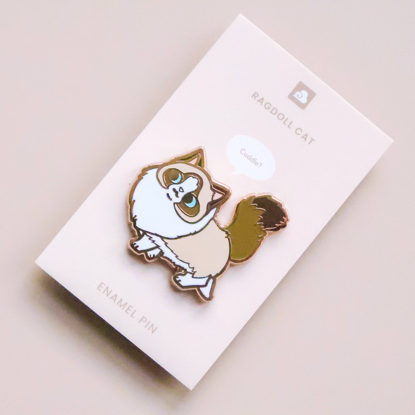 Enamel Pin - Ragdoll Cat