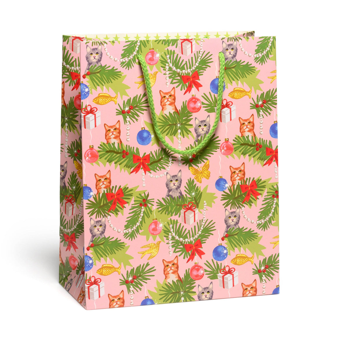Meowy Christmas gift bags: Large