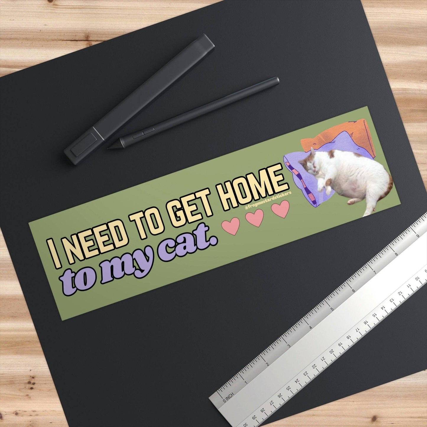 I Need to Get Home to My Cat: Sticker