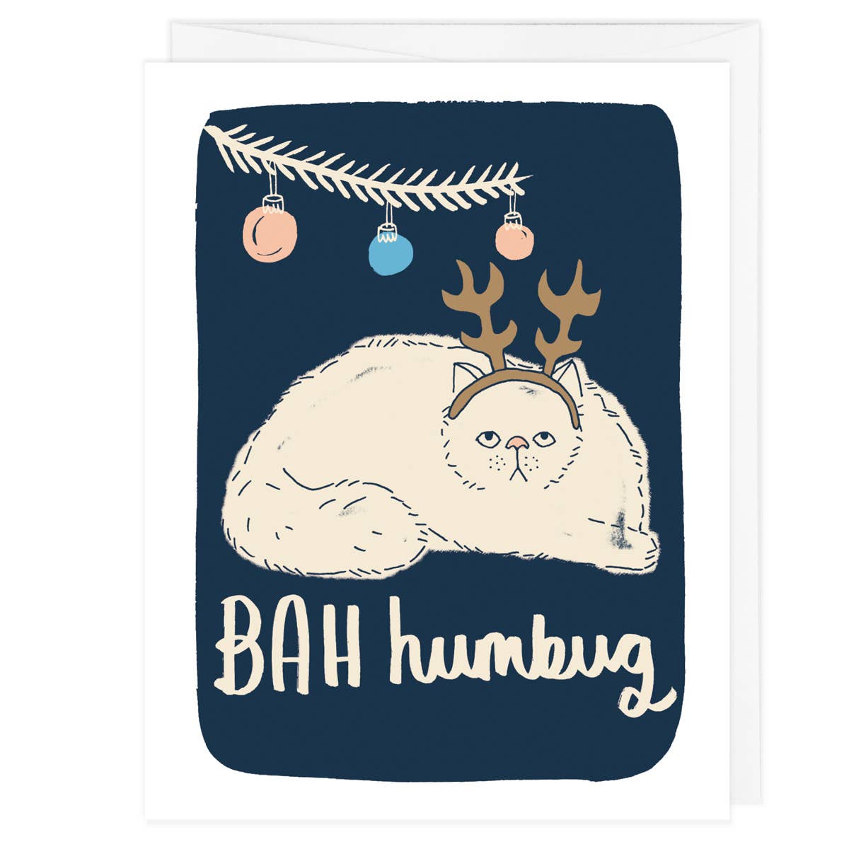 Bah Humbug Card BLANK INSIDE