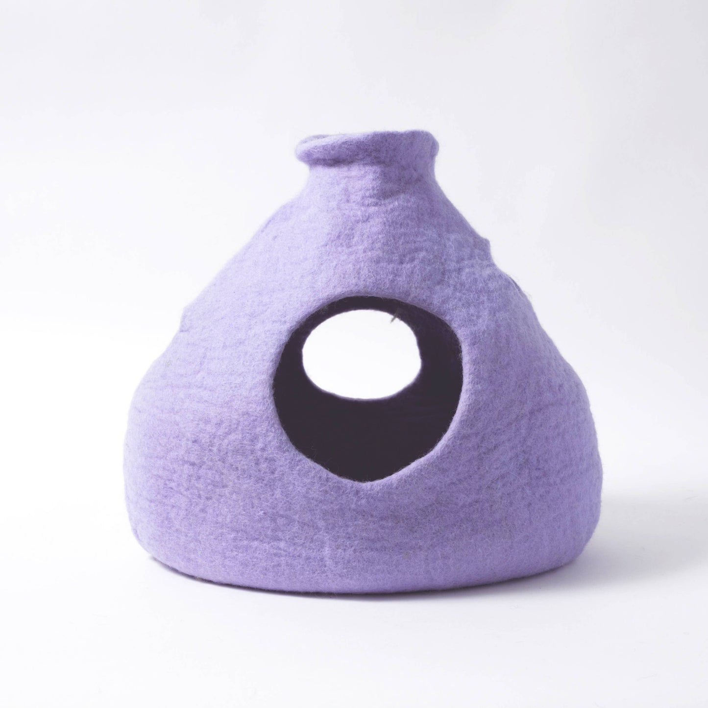 Purr - a - Boo Wool Pet Cave